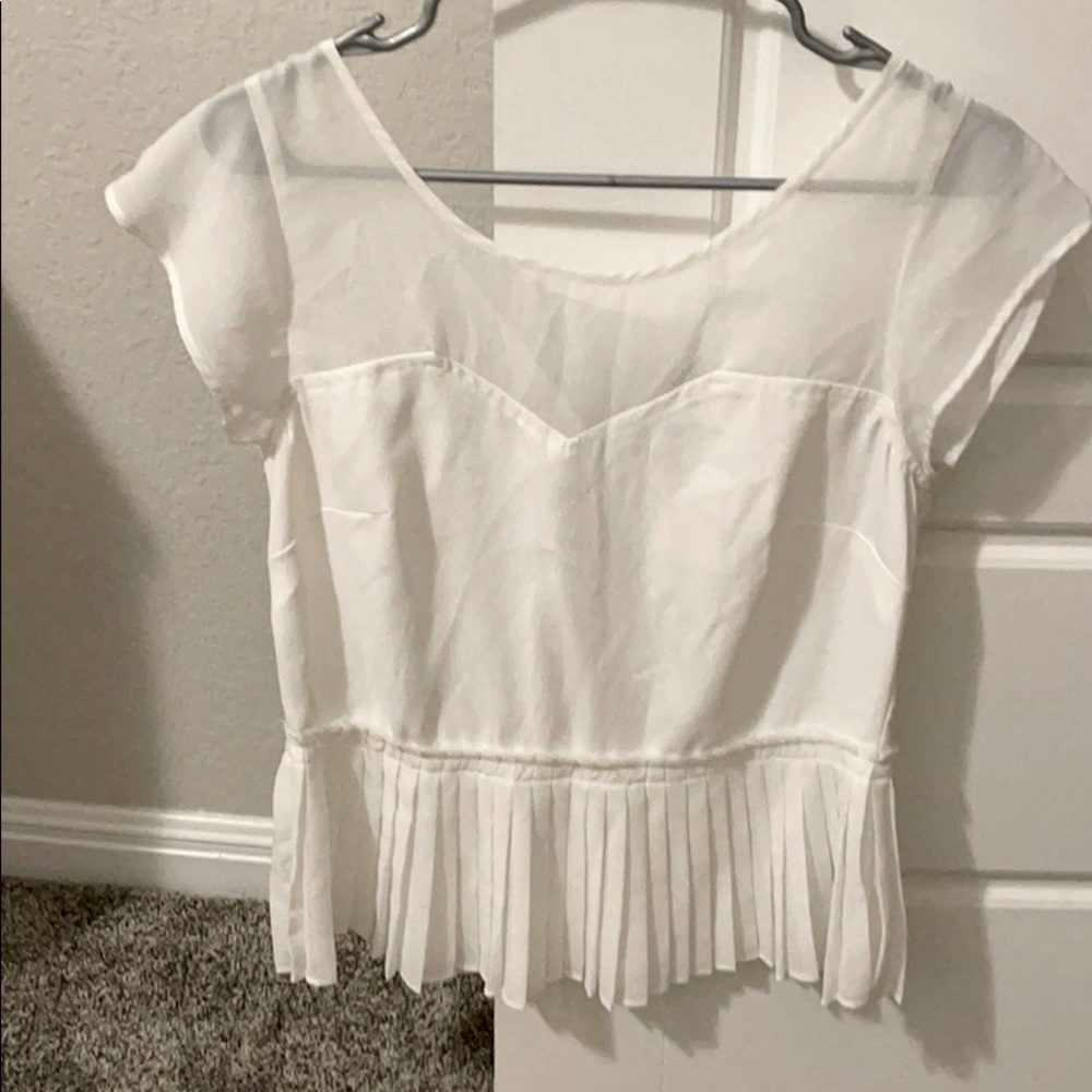 American Eagle Peplum Top